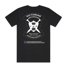 Load image into Gallery viewer, Victorian Brotherhood T-Shirt Design 2 - Black