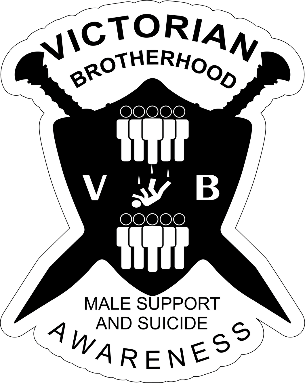 Victorian Brotherhood Logo Sticker