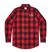 Load image into Gallery viewer, VICTORIAN BROTHERHOOD MENS CHECK SHIRT DESIGN 2 - RED/BLACK

