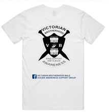 Load image into Gallery viewer, Victorian Brotherhood Tee Design 2 - White
